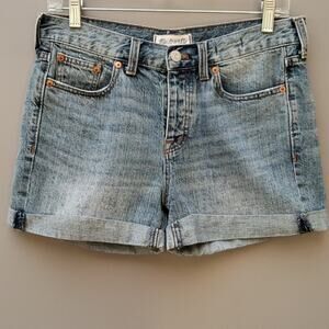 Madewell Rigid Denim Mid Rise Shorts Women's Size 25